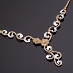 Collier Gelb/Weissgold