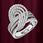 Gianni Lazzaro кольцо белое золото с бриллиантами