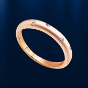 Кольцо с бриллиантами из русского золота