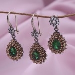 Silberset mit Fianiten, Marcasit