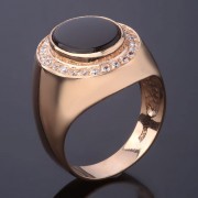 Herrenring aus Rotgold 