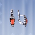 Ohrringer mit Korallen  Bijouterie 