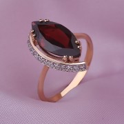  Russisches Goldschmuck Granat