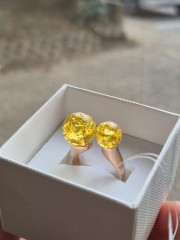 Silberring mit Bernstein