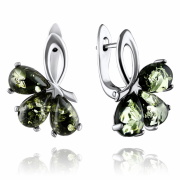 Silberohrringe 925º mit Bernstein in Deutschland kaufen