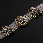 Armband mit Smaragde & Rubine