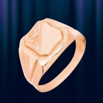 Herrenring russiches Rotgold