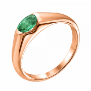 Goldring mit Smaragd