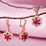 Russische Silberschmuck. Silberset