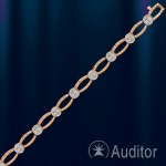 Armband aus Rotgold 585° mit Fianit