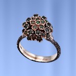  Silberring mit Smaragd