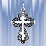  Cross pendant russian sterling silver