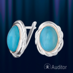 Ohrringe Sterling Silber mit Tuerkis
