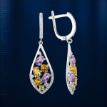 Ohrhaenger mit Edelsteine