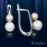 Ohrringe Silber mit Perlen