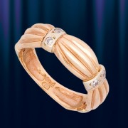 Золотое кольцо Косичка