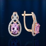 Russisches Goldschmuck Amethyst