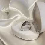 Silberring "Originell". Zirkonia