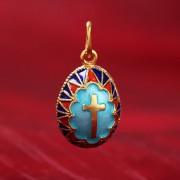 Anhaenger. Silber & Emaille  