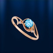  Russisches Goldschmuck Topas