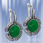 Ohrringe mit Chrysopras