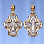  Russische Kreuz Anhaenger Silber