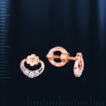 Золотые серьги пусеты