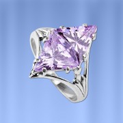 Silberring mit Amethyst 