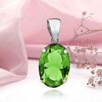 Серебряная подвеска. Султанит