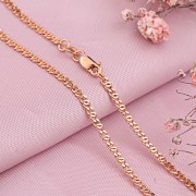 Russische Rotgoldkette Adleraugen 