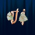 Ohrringe , russische Goldschmuck