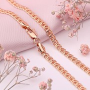 Rotgoldhalskette "Bismark"