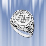 Herrenring russisches Sterling Silber