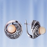 Ohrringer mit Korallen Bijouterie 