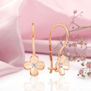Ohrringe roségold 585 Diamanten