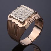 Herrenring aus Rotgold 