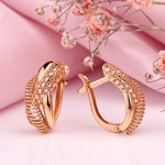 Купить золотые серьги без камней 585
