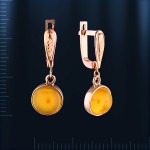 Ohrhaenger mit Bernstein