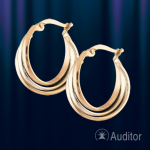 Ohrringe russisches Gold