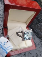 Silberring mit Topas 