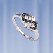 Silberring Zirkonia & Kristall 