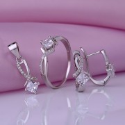 Silberset mit Fianiten