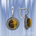 Ohrringe mit Quarz (Tigrovik)