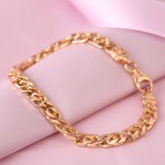 Armband Rombo. Gelbgold