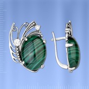 Russisches Silber Ohrringe