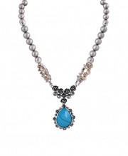 Halskette mit Anhaenger von Pink Pearl