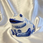 Gschel Porzellanspardose "Frosch"