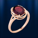  Russisches Goldschmuck Granat