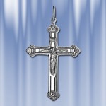 Крестик "Вознесение" , серебряный нательный