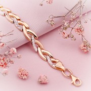 Браслет из русского красного золота 585